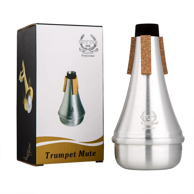 Rhythm Trumpet Mute Trumpet Mute Silencer Lightweight Aluminum Trumpet Practice Mute - Image 1